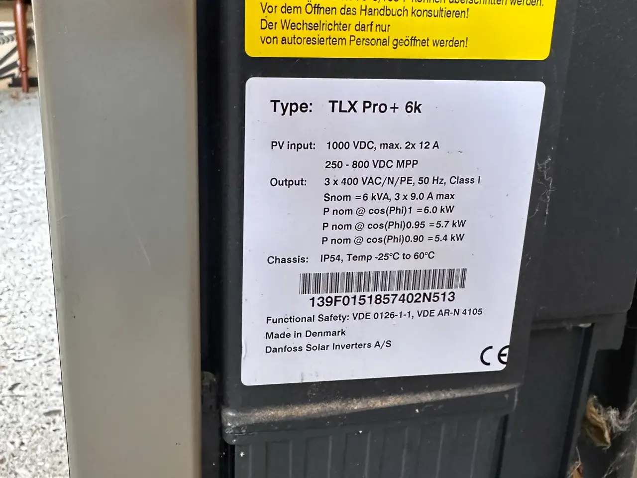 Billede 3 - Danfoss Triplelynx Pro solcelle inverter, TLX pro 