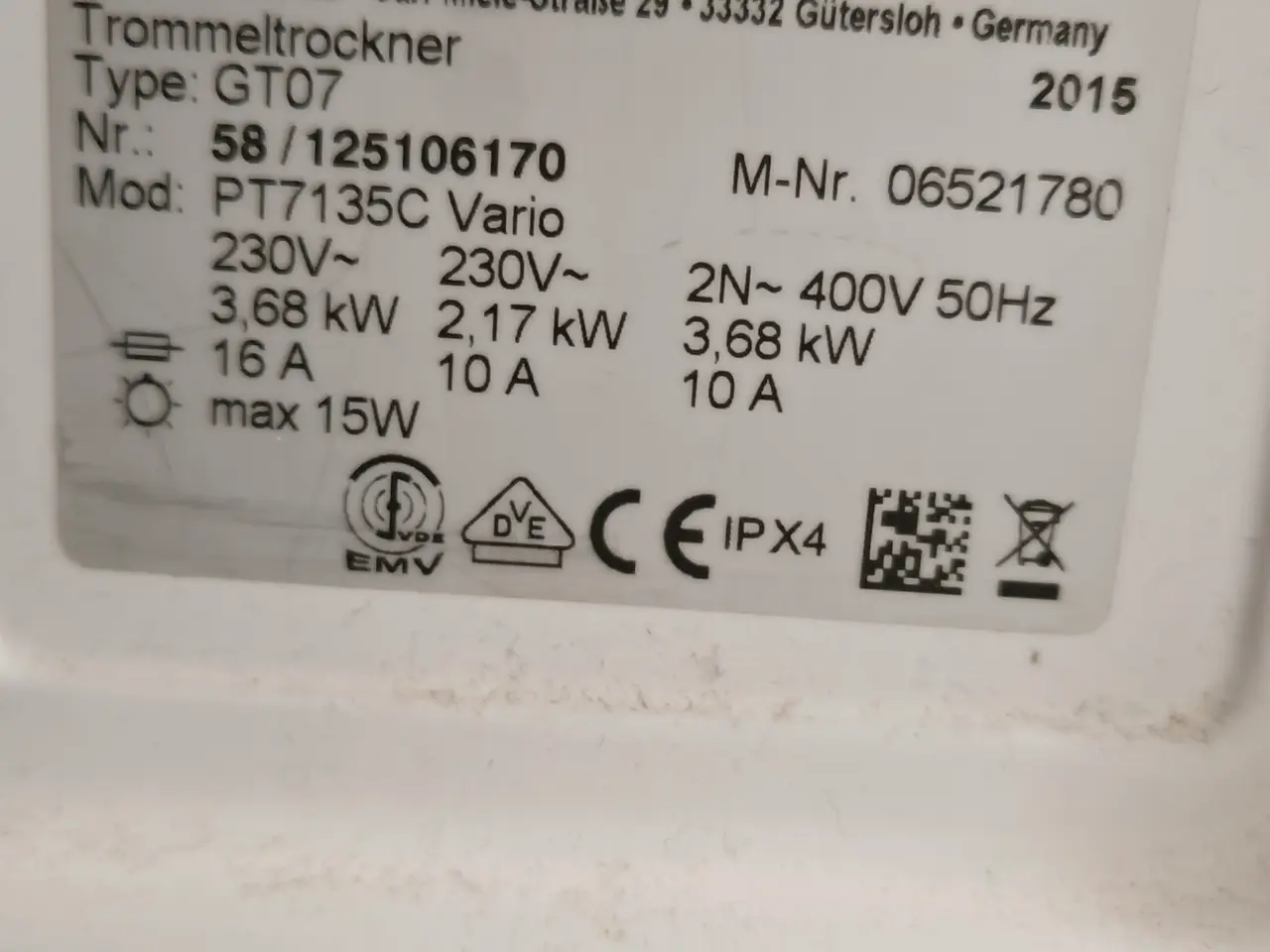 Billede 2 - Miele Professional PT 7135 C Vario