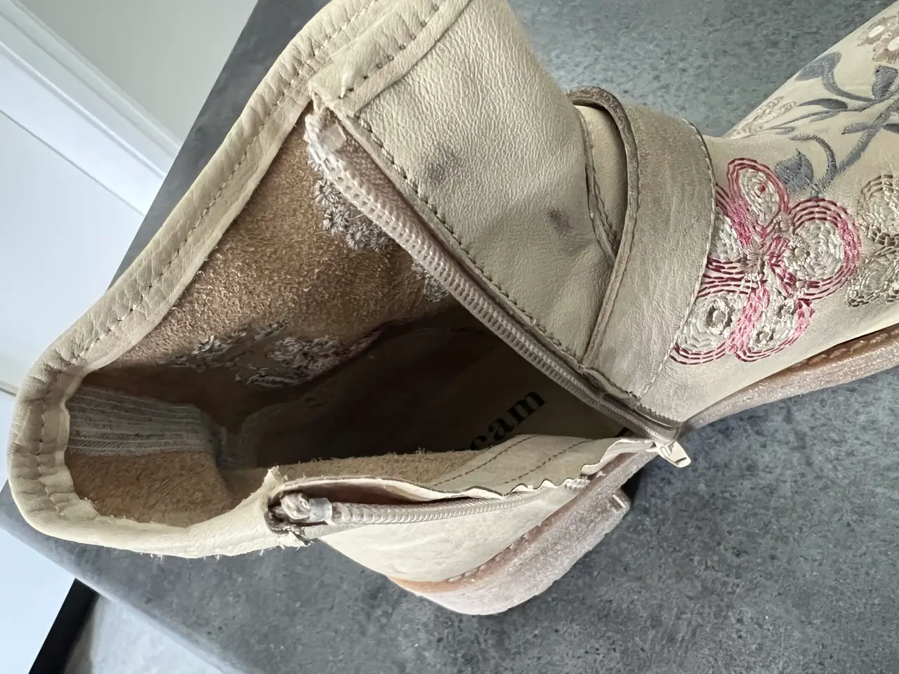 Billede 15 - Cream boots støvle