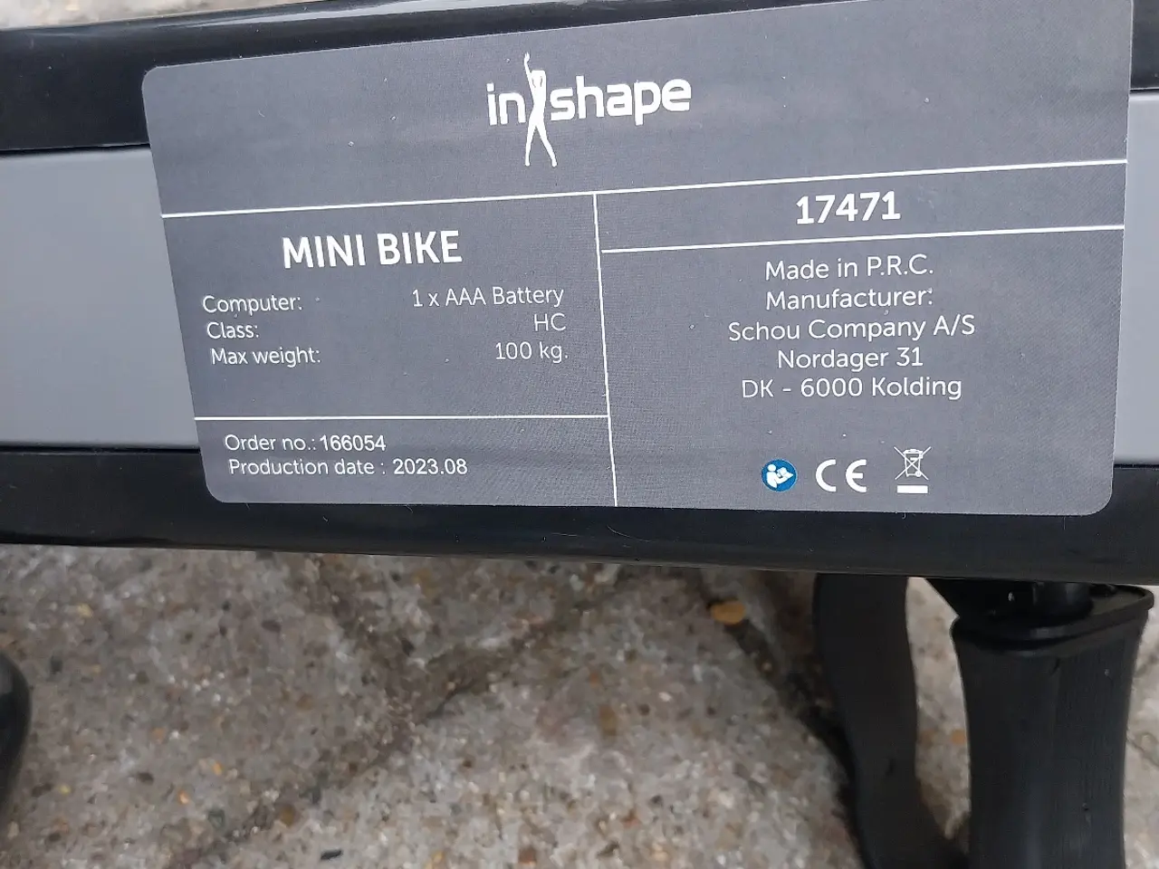 Billede 5 - Inshape mini bike. Pedaltræner