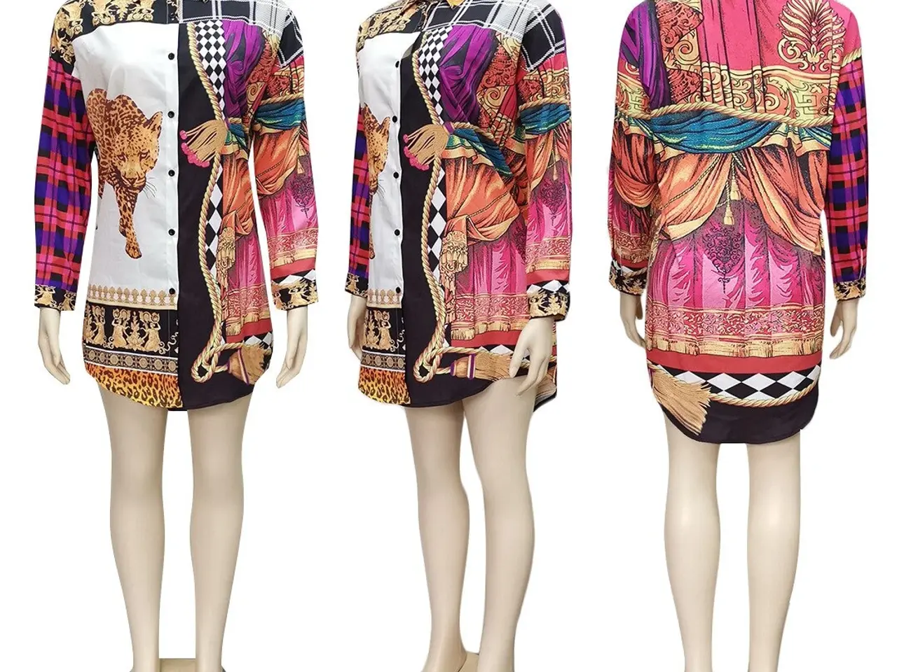 Billede 6 - kjole-Skjorte/mini dress,flere stør;L.XL.2XL -YSL 