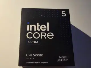 ny og ubrugt intel ultra 5 245kf