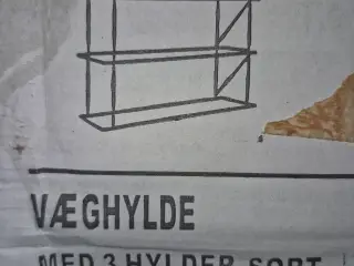 VÆGHYLDE 3 HYLDER 
