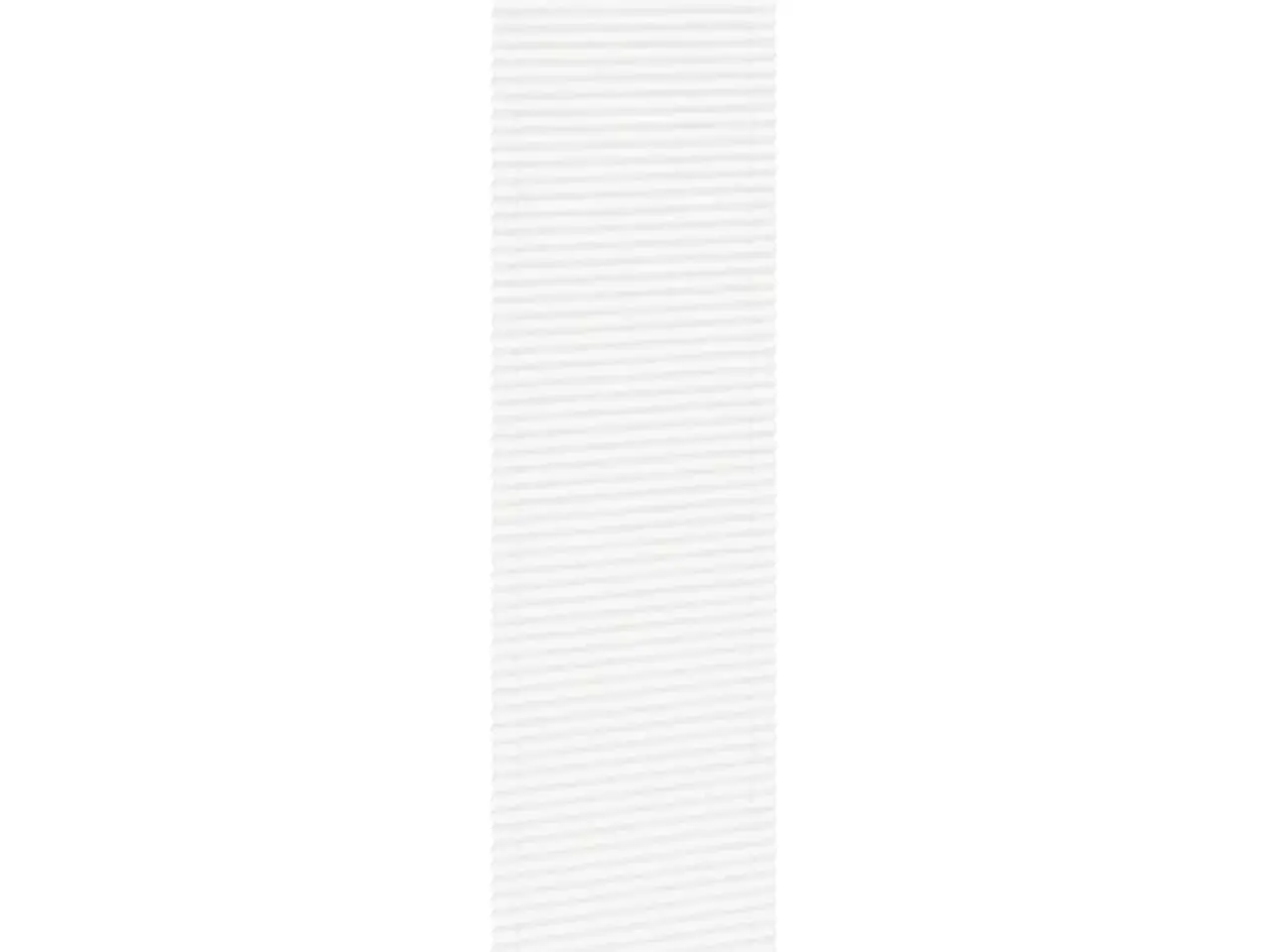 Billede 3 - Plisségardin hvid 60 x 200 cm - stofbredde 59,4 cm