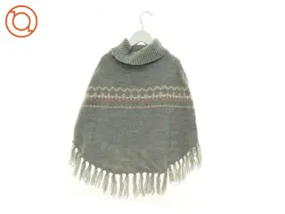 Strikket Poncho med Guld Glimmer fra H&M (str. 110 cm)