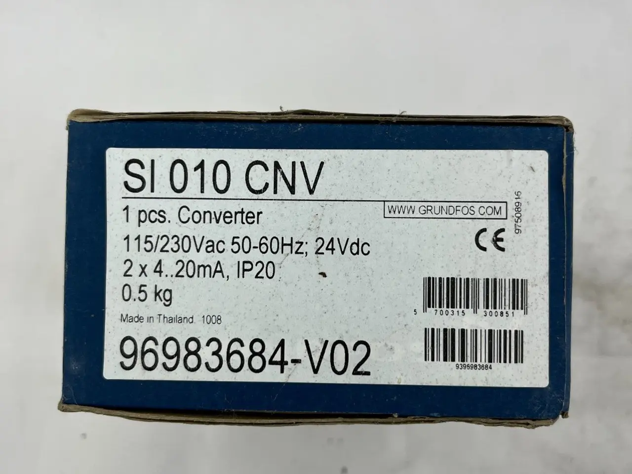 Billede 3 - Grundfos SI 010 CNV Converter 96983684-V02, to 2x
