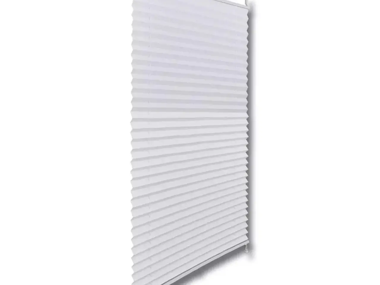 Billede 3 - Plisseret rullegardin 110 × 200 cm - hvid, uden boring