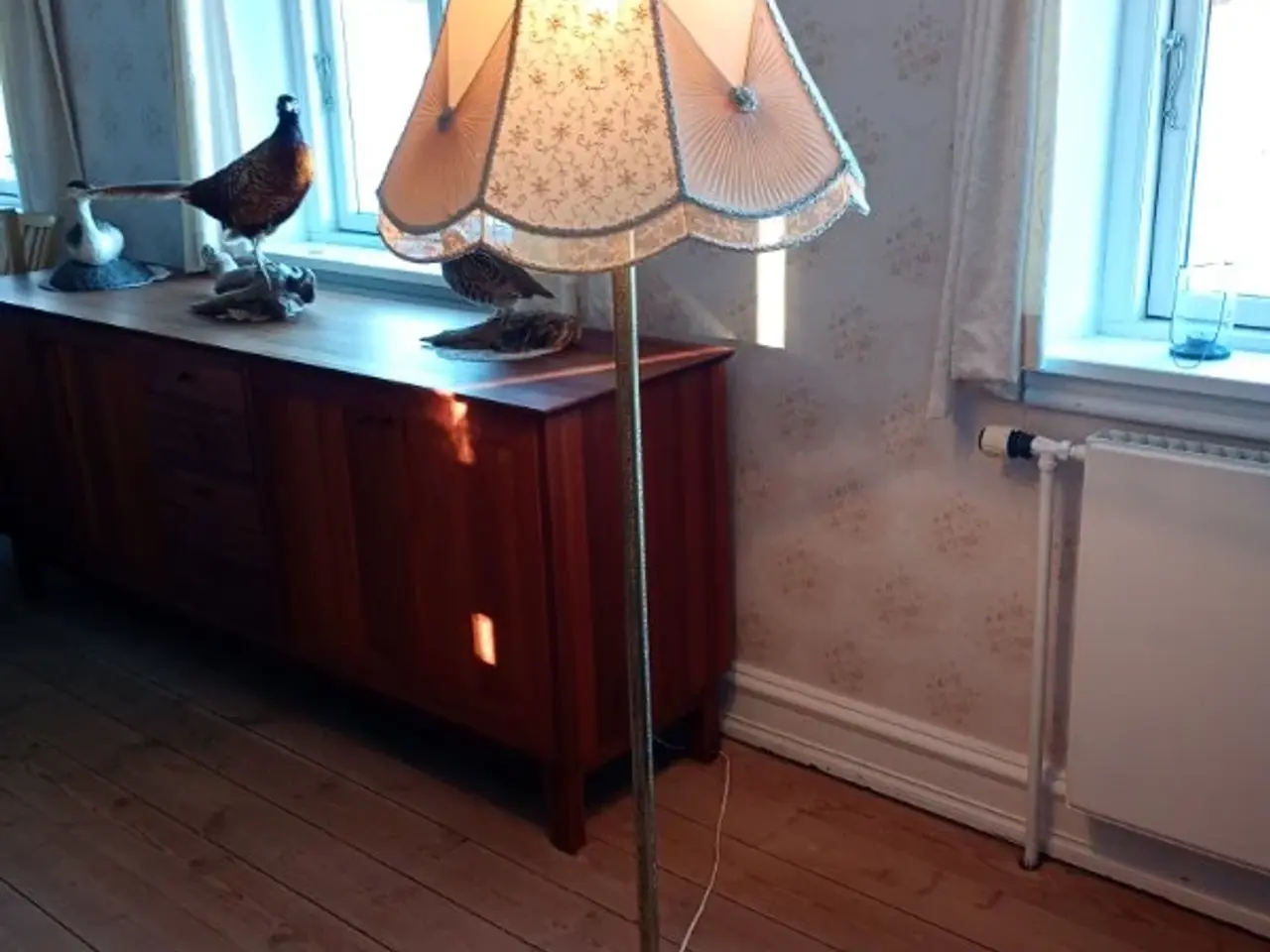 Billede 1 - Standerlampe i Messing