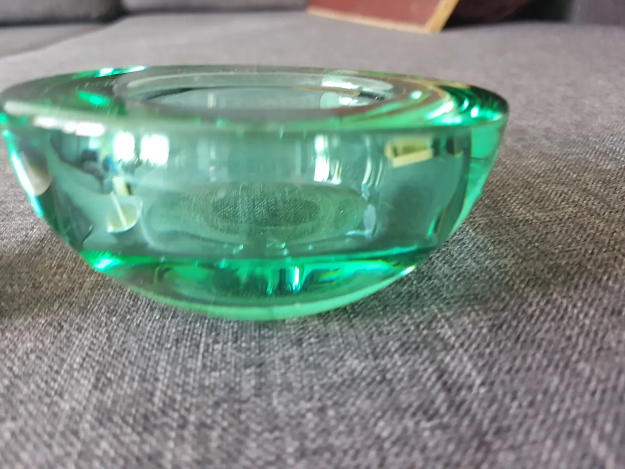 Billede 6 - Fyrfadsstage i glas, Iitala Finland