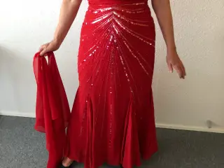Elegant lang gallakjole