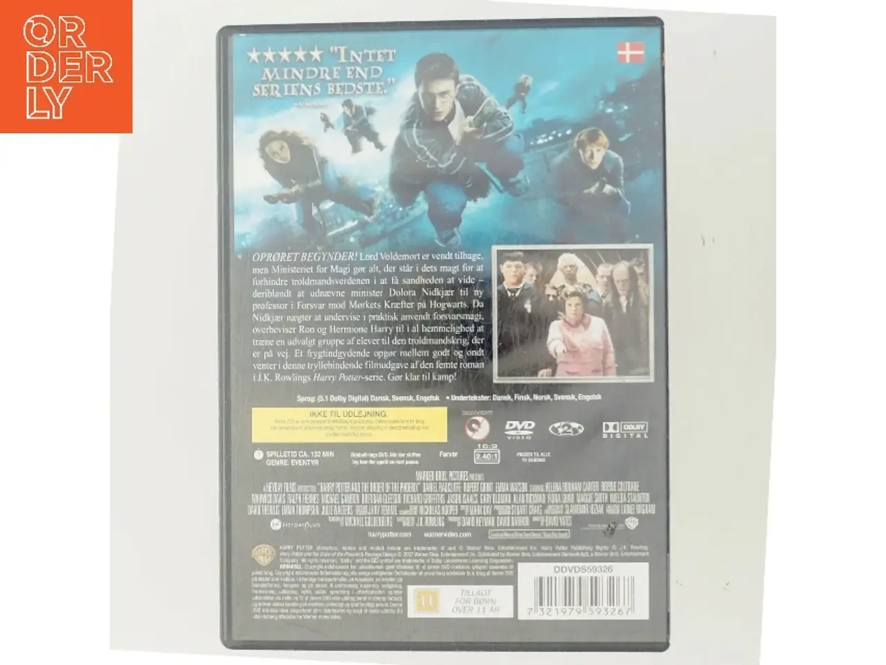 Billede 3 - Fønixordenen (5) med Harry Potter (DVD)
