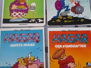 HAGAR tegneserier ( 3 stk 100 kr)