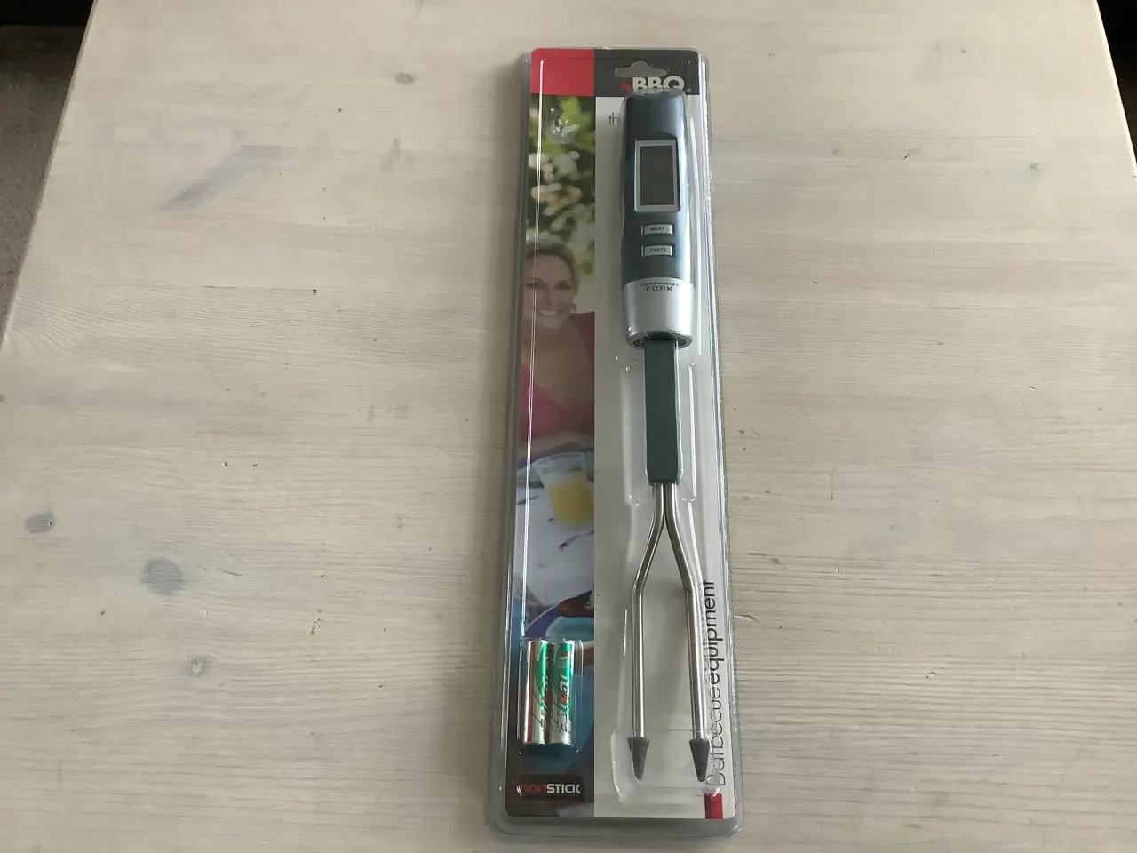 Billede 1 - BBQ digital stegetermometer med grilltang