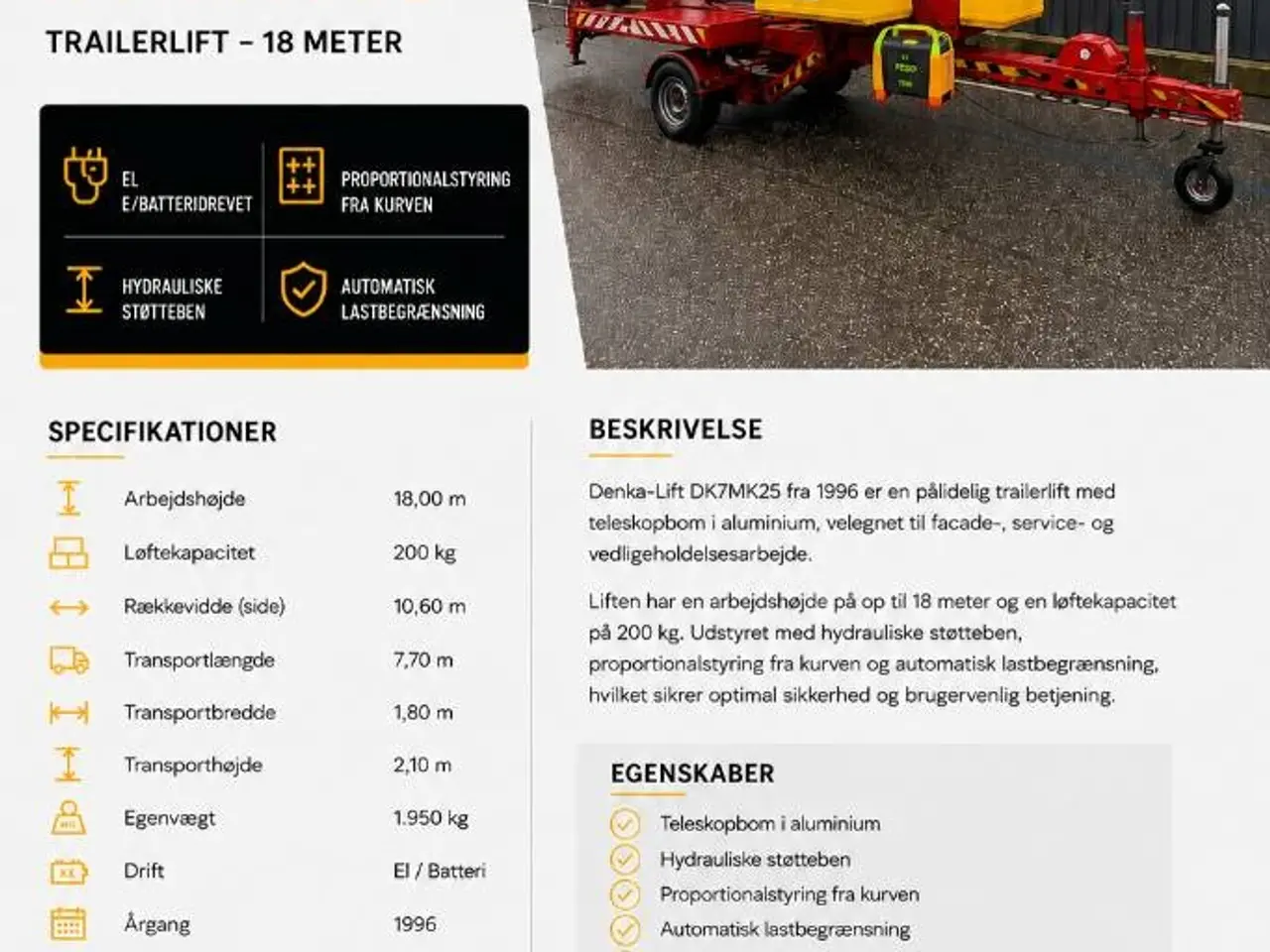 Billede 10 - Denka-Lift Mk 25