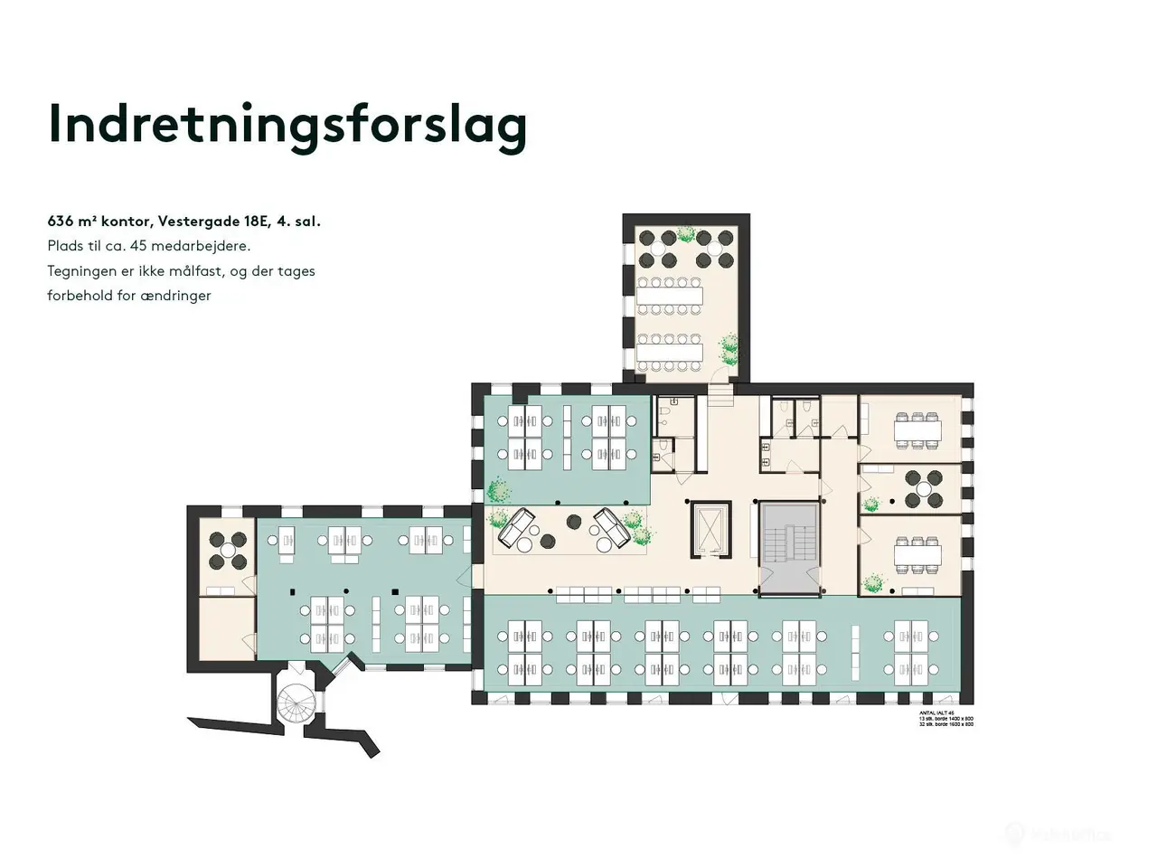 Billede 13 - Kontor til ca. 45 medarbejdere lige ved Rådhuspladsen metro og Vesterport St.