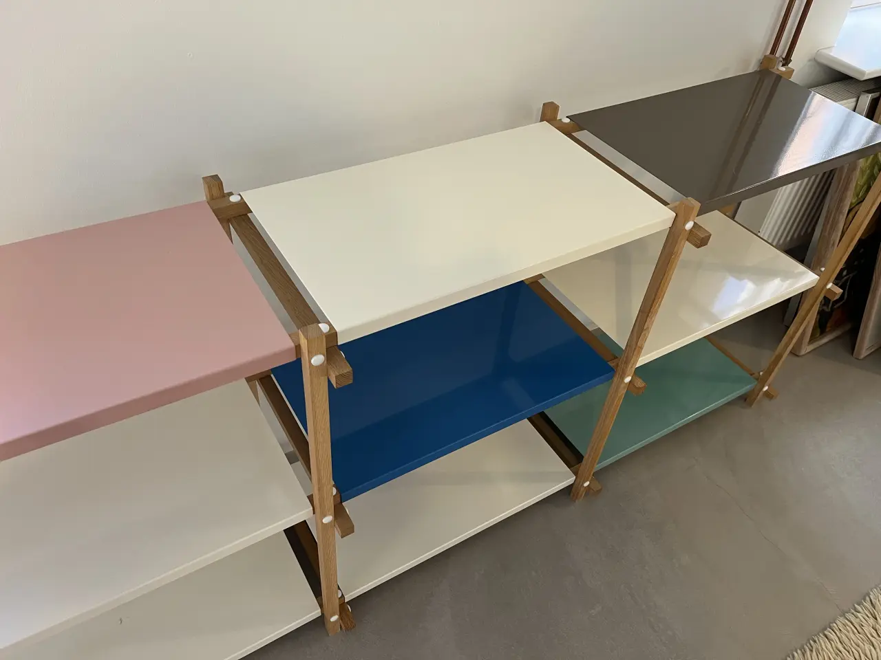 Billede 1 - HAY Woody Shelving Soaped Oak Frame Unit