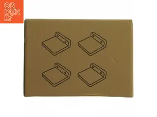 4 stk. små hylder (str. 4 styk. 10. x 10 cm)