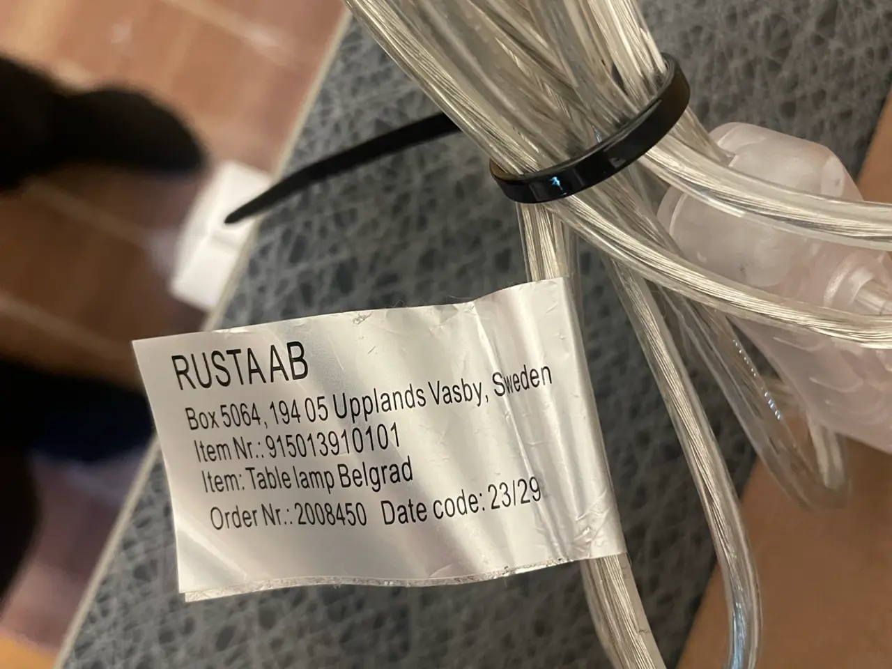 Billede 5 - Bordlamper, 4 stk., Rusta, H 23 cm