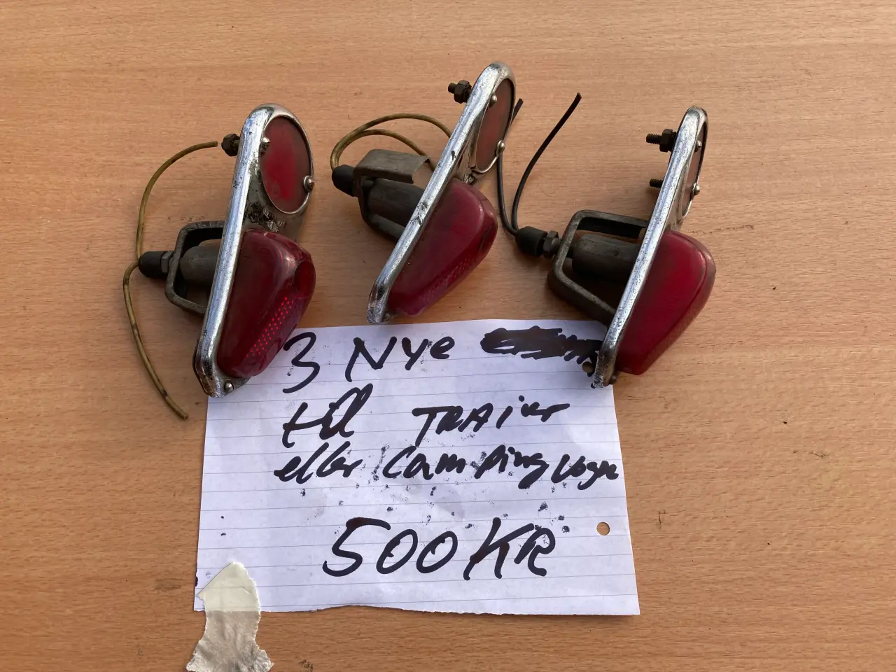 Billede 3 - Baglygter til trailer eller campingvogn - 3 stk.