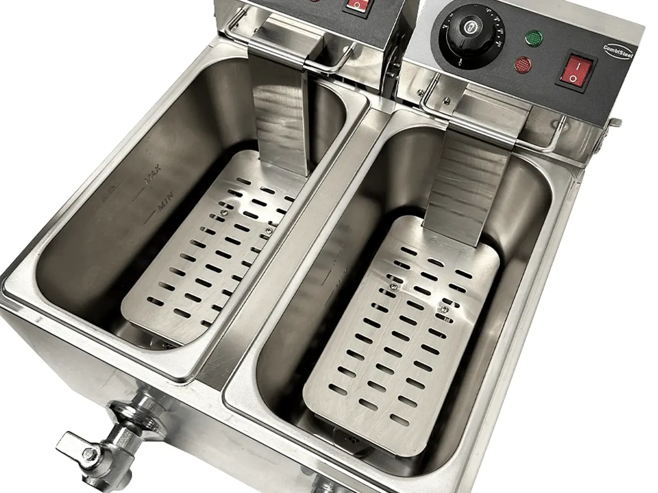 Billede 8 - Combisteel elektrisk frituregryde – 2 x 4 liter