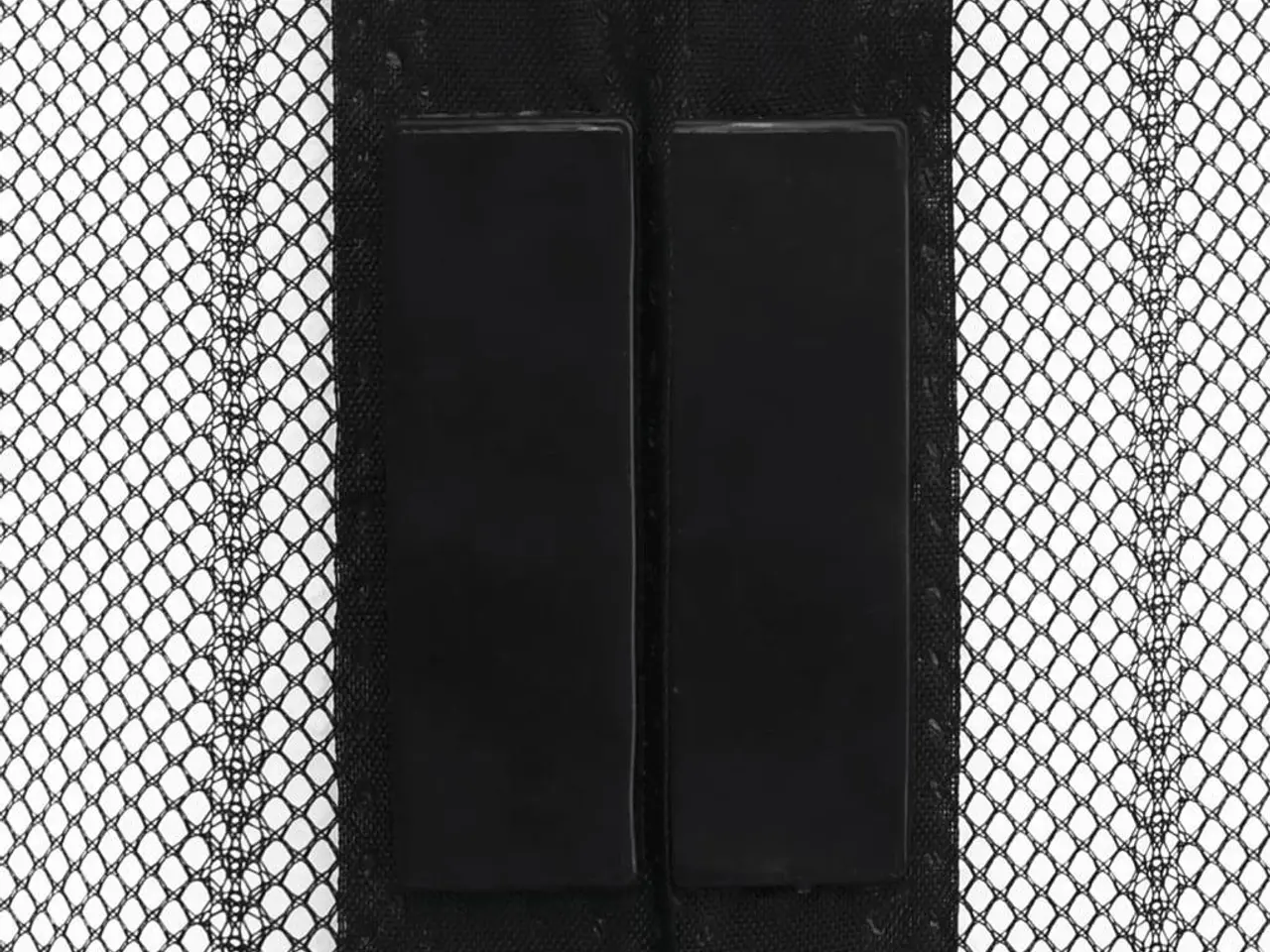 Billede 3 - Magnetisk dørgardin insektnet - 2 stk., 210 × 100 cm, sort