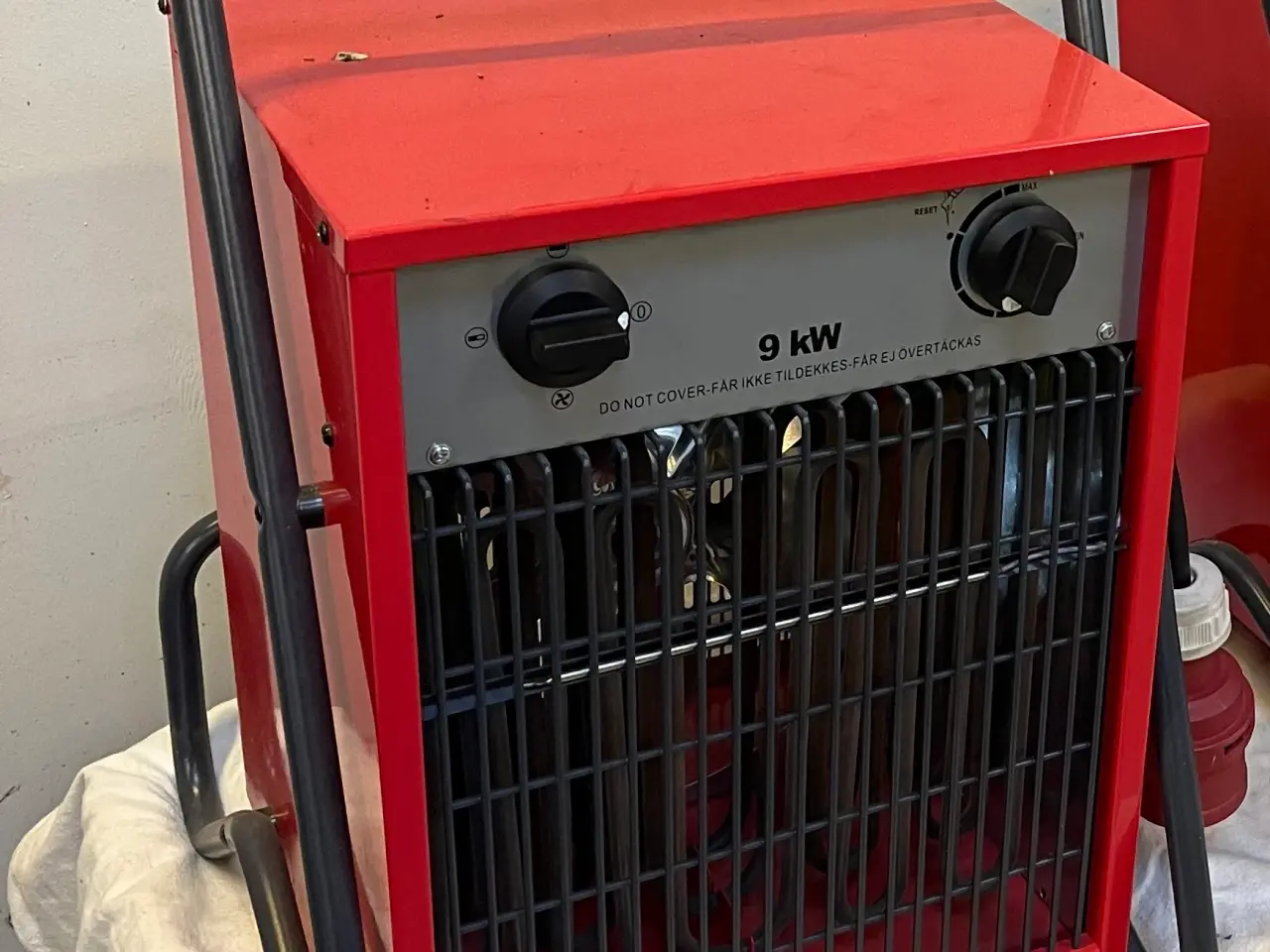 Billede 4 - Luna kvalitets varmeblæser 9KW/ 4,5 KW, 400V