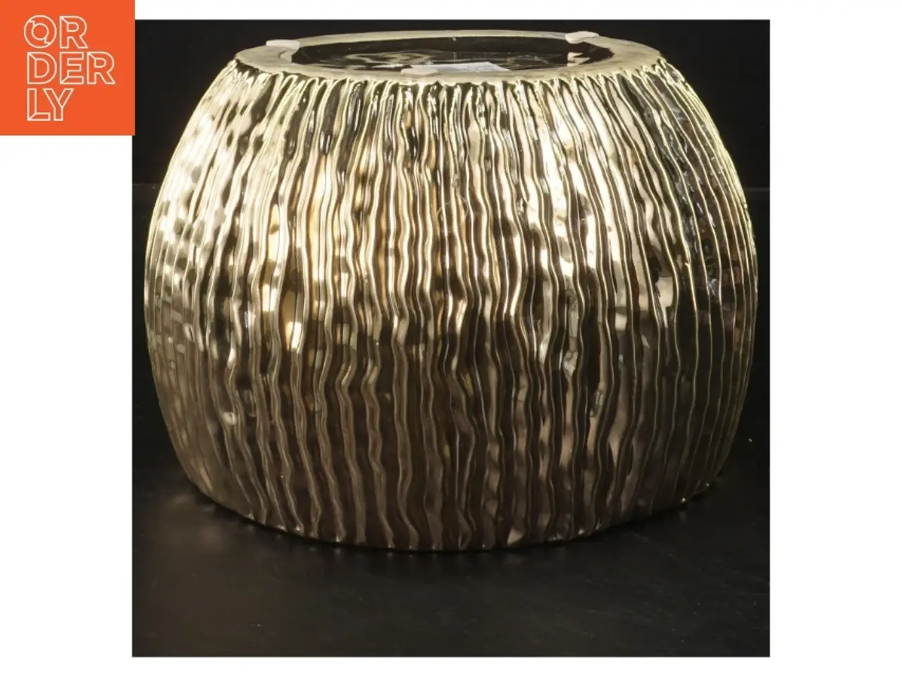Billede 1 - Guld vase fra Krifton (str. 13x17 cm)