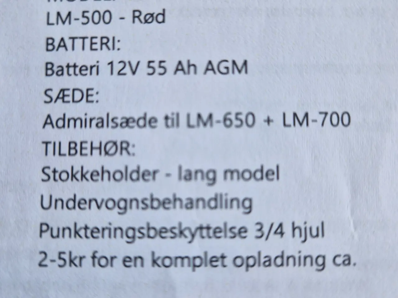 Billede 3 - 4 hjulet Elscooter
