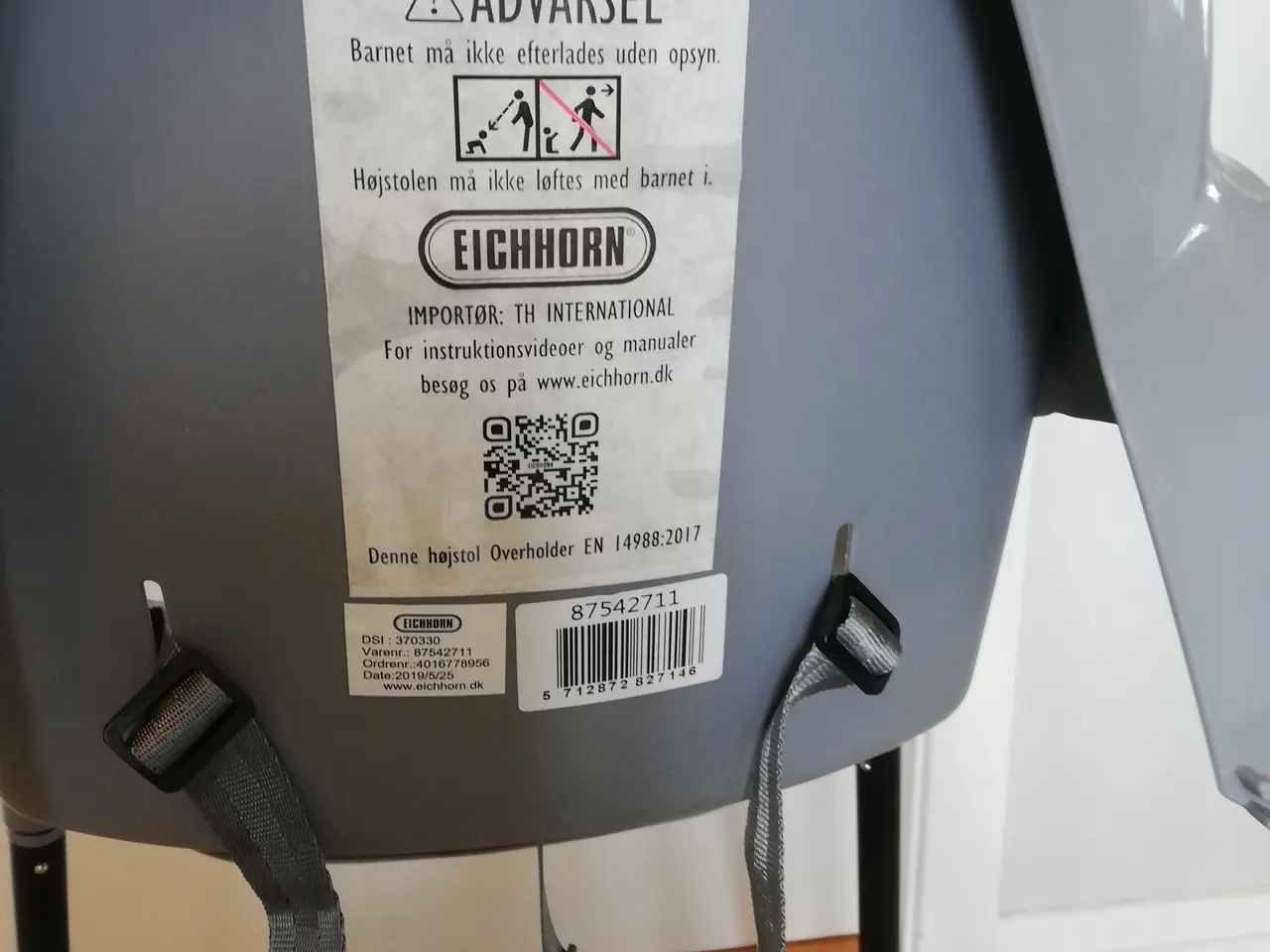 Billede 4 - Højstol, legebord Eichhorn