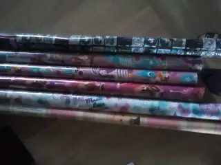 Bogbind, seks stk. 20,- for alle seks