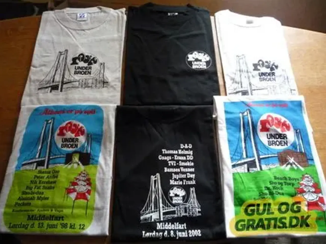 Billede 2 - NEDSAT: Nye Rock under Broen T-shirts og caps