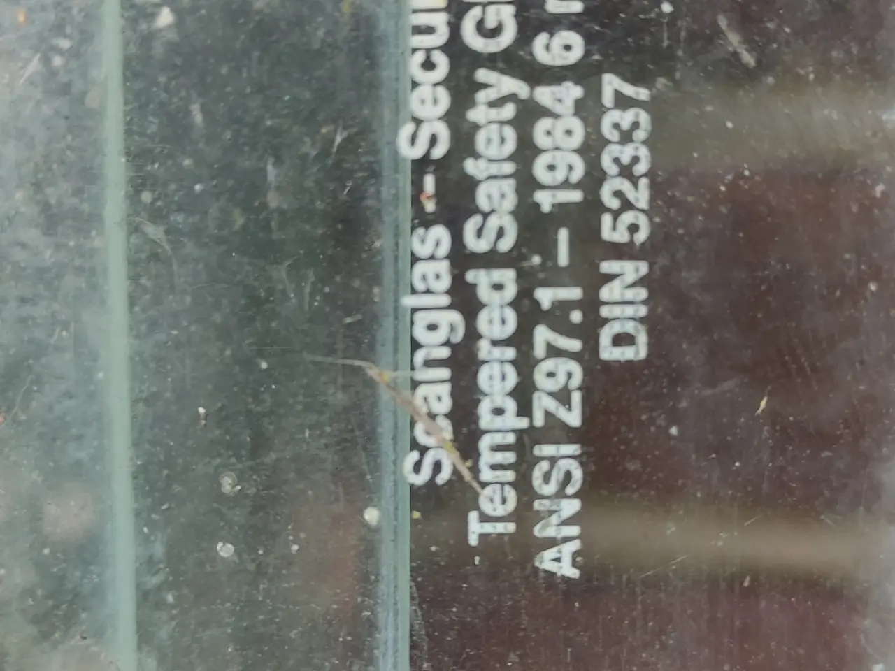 Billede 1 - tempereret saftyglas