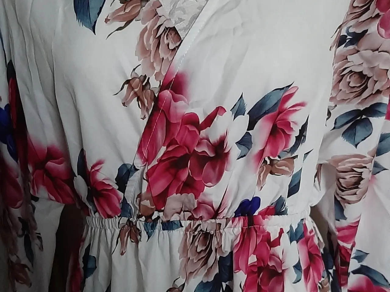 Billede 7 - Maxi kjole fra VONDA, med blomster print. Str:M/L.