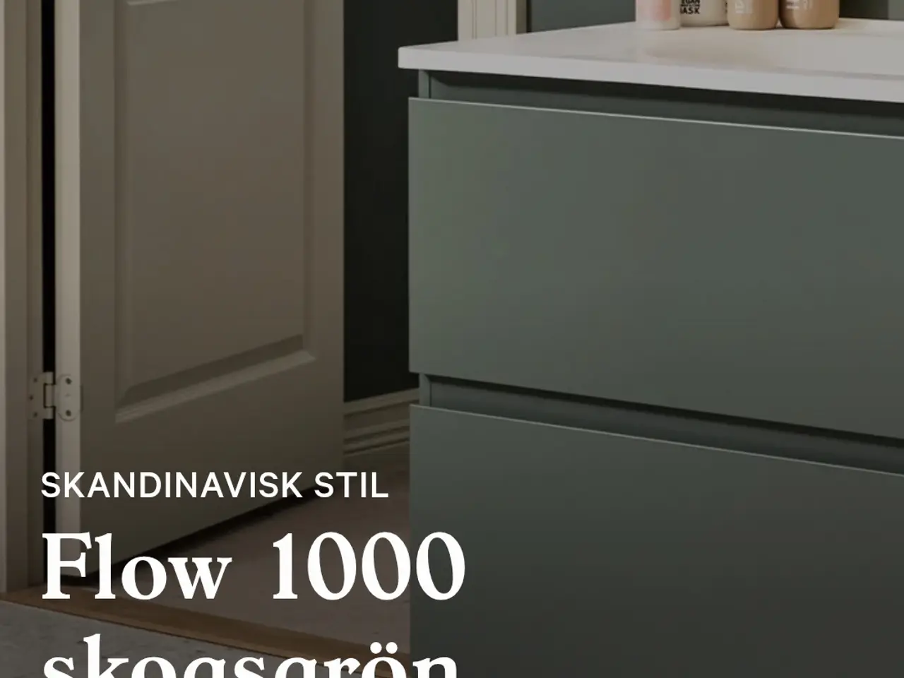 Billede 5 - Badeværelsemøbler Vedum med to underskabe og et
