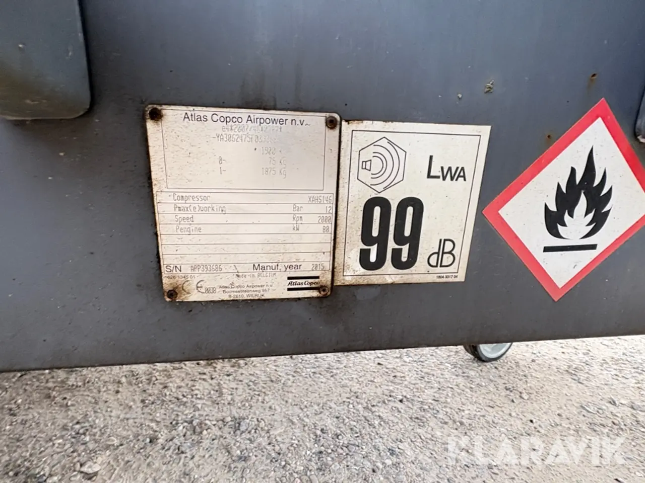 Billede 5 - Mobilkompressor Atlas Copco XAHS146
