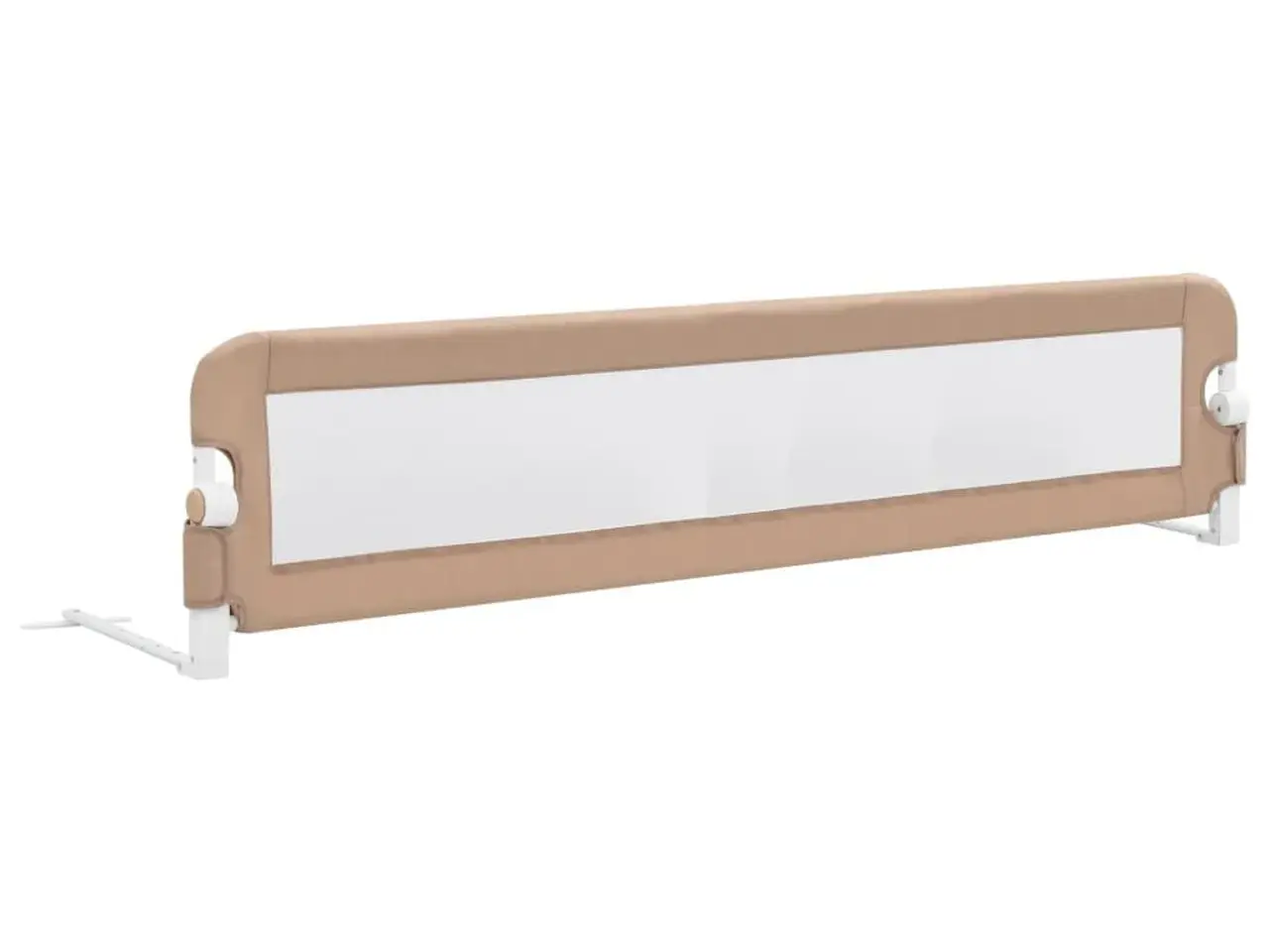 Billede 2 - Sengegelænder til barneseng 180 x 42 cm - polyester, gråbrun