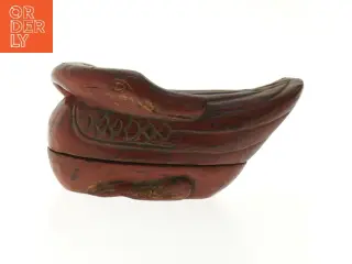 Dekorativ fugl i træ (str. 19 cm)