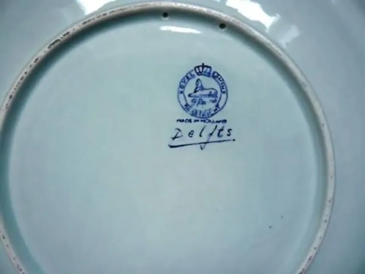 Billede 2 - Stor platte fra DELFTS Royal Sphinx Maastricht