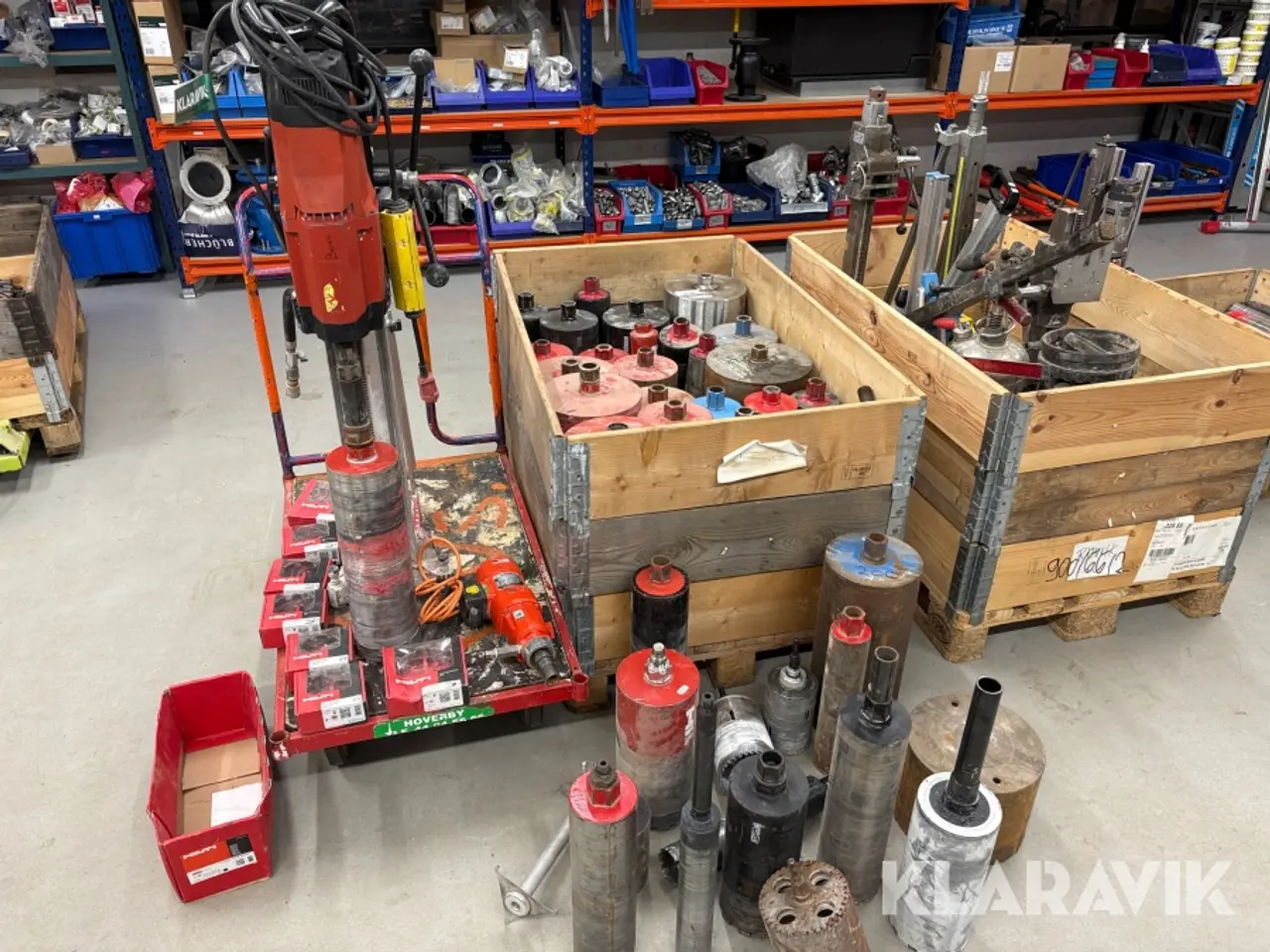 Billede 1 - Diamantkerneboreudstyr Hilti DD 250 og Weka DK 203 med stort parti kernebor