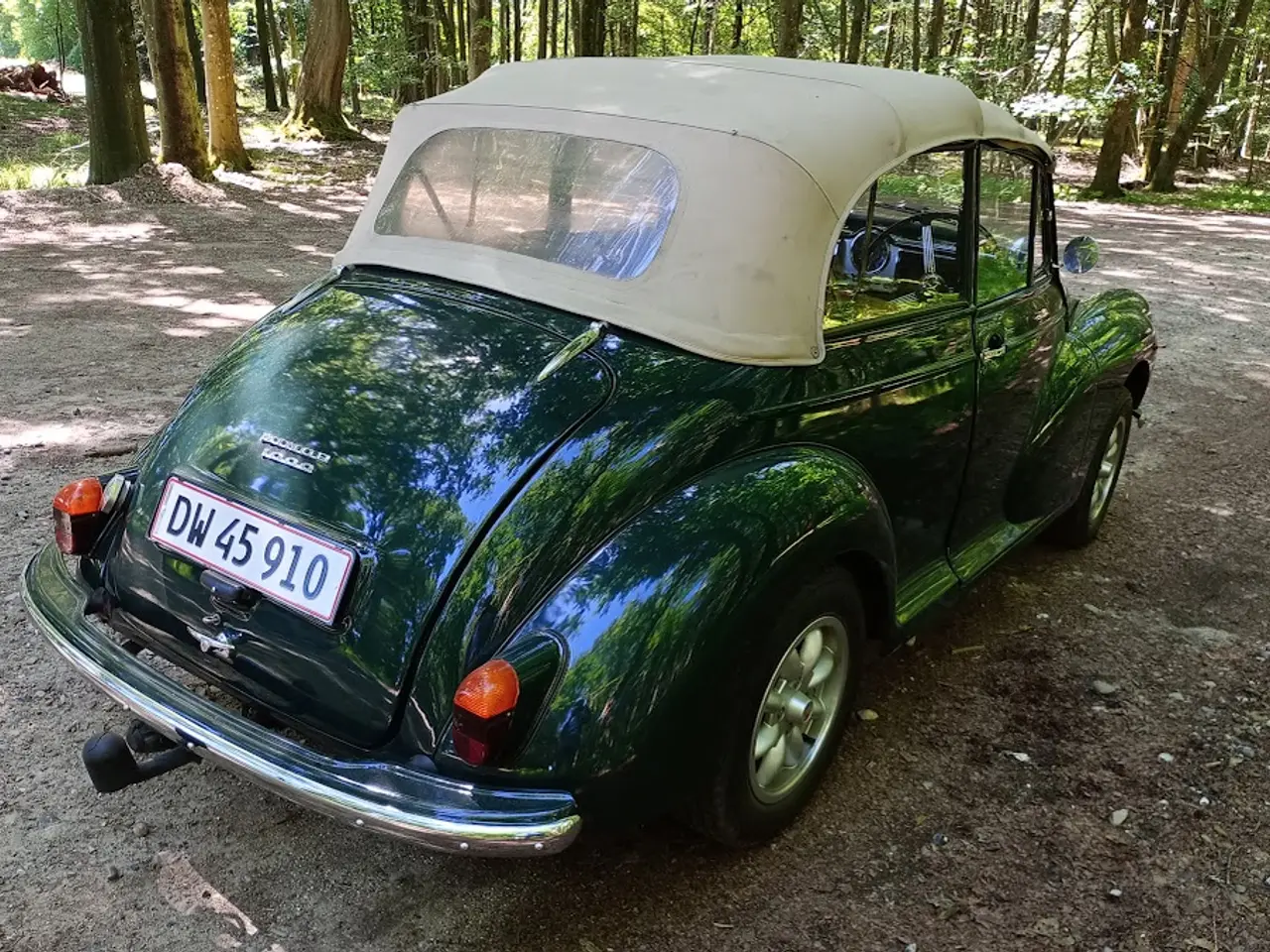 Billede 2 - Højre styret Morris 1000 Cabriolet med træk.