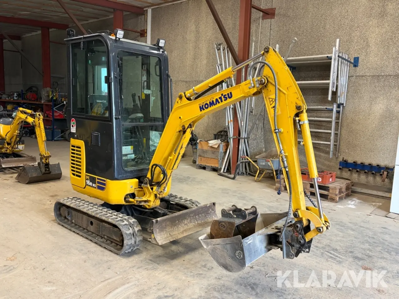 Billede 7 - Minigravemaskine Komatsu PC16R HS