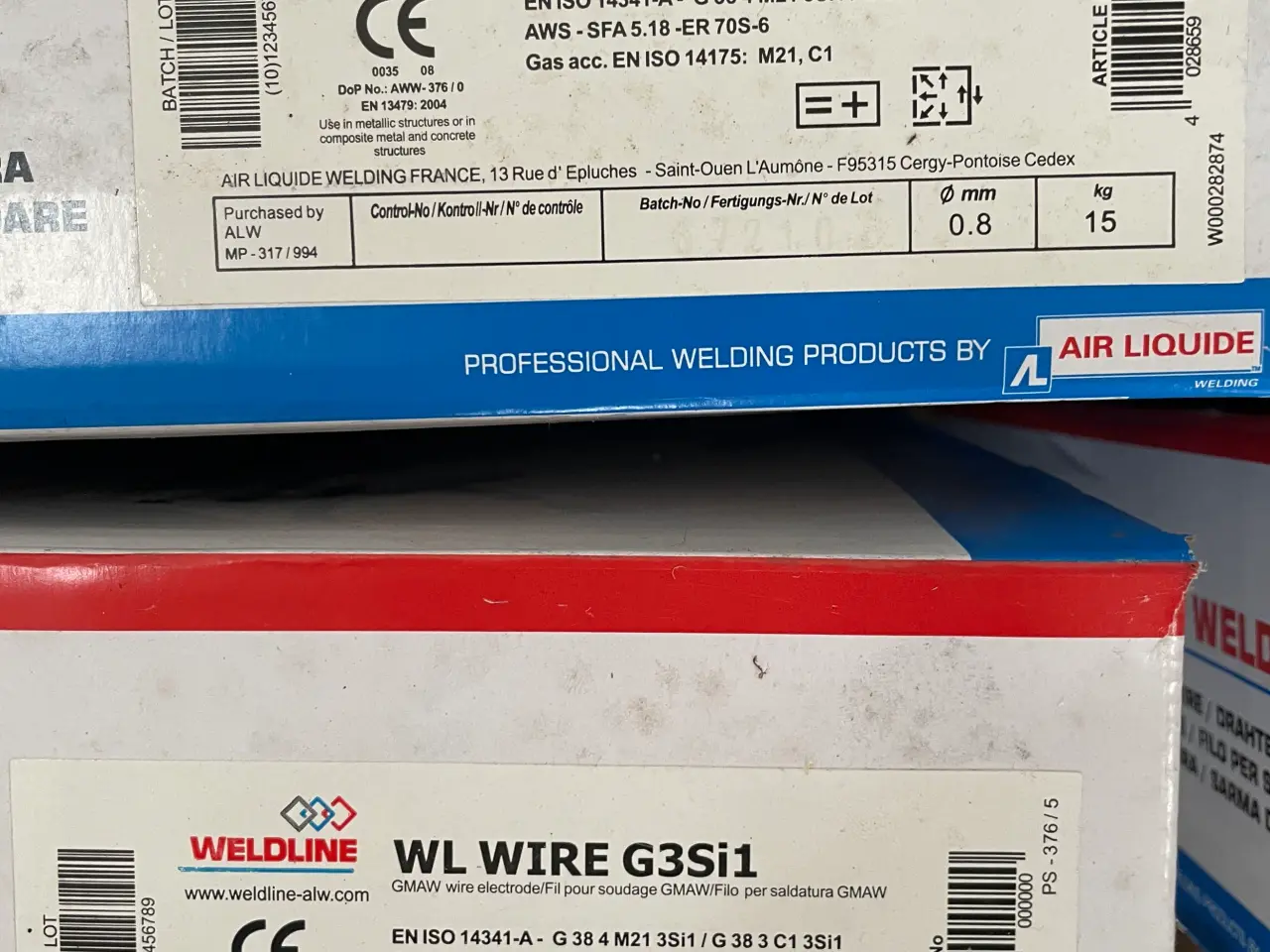 Billede 2 - 12x15 kg 0.8mm svejsetråd