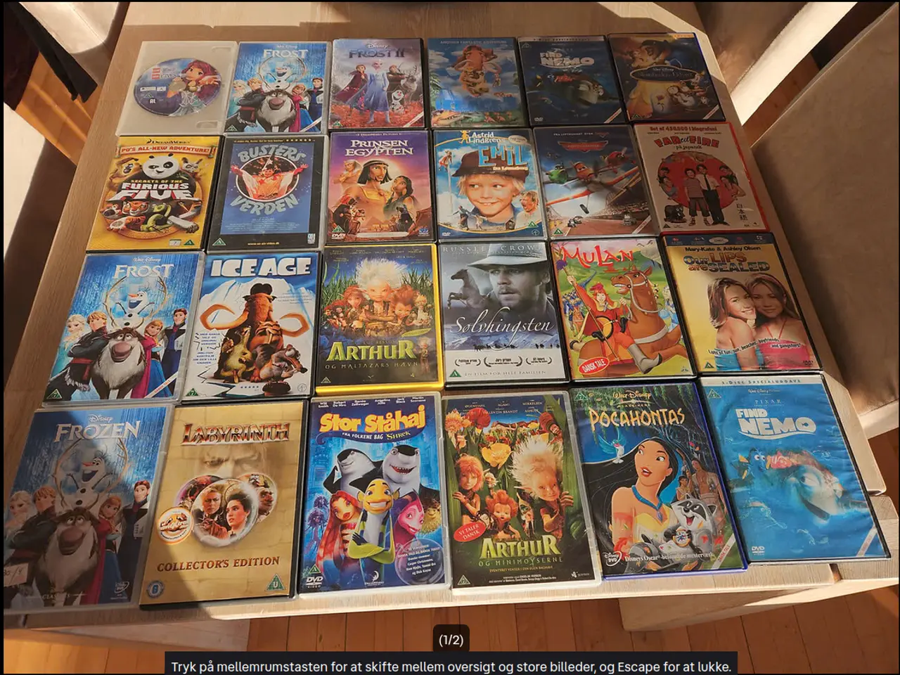 Billede 1 - Børnefilm, fra 10 kr/stk