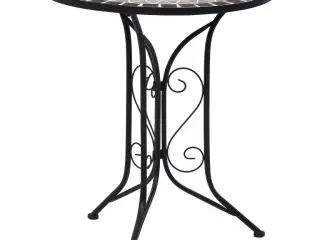 Bistrobord med mosaikdesign 60 cm keramisk grå