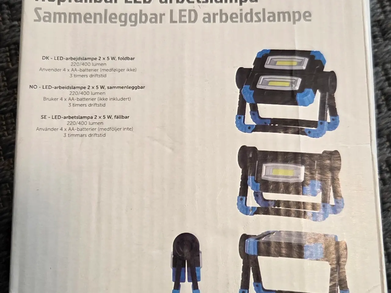 Billede 2 - Arbejdslampe LED foldbar
