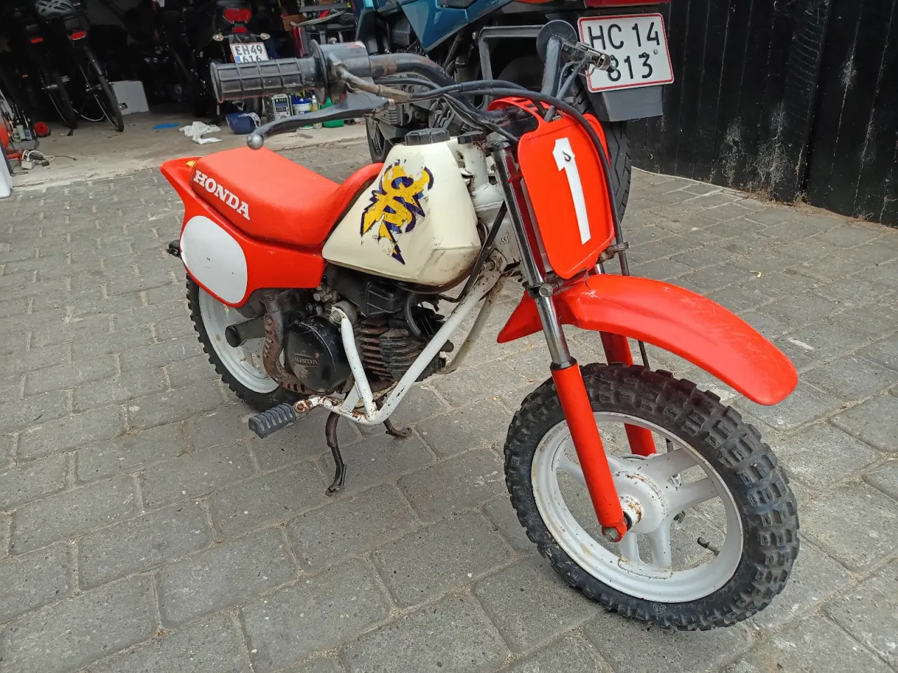 Billede 2 - Honda Mini crosser med sidevogn kører godt.