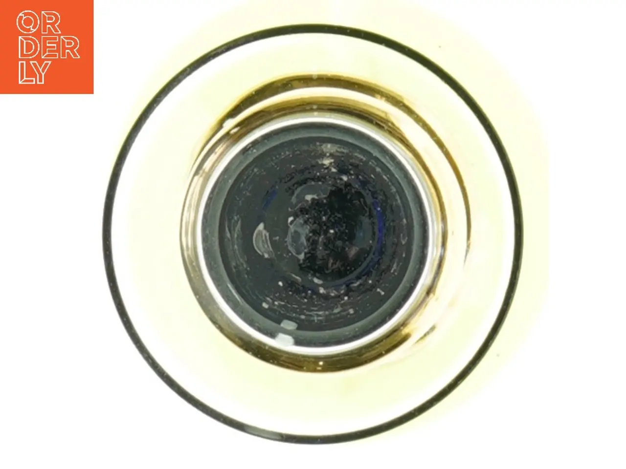 Billede 4 - Glasstagestik i blå og grøn (str. 17 x 8 cm)