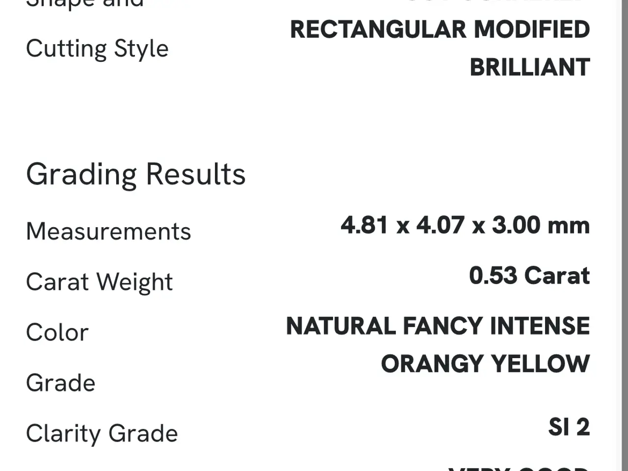 Billede 7 - Løs Diamant IGI-Certifikat.