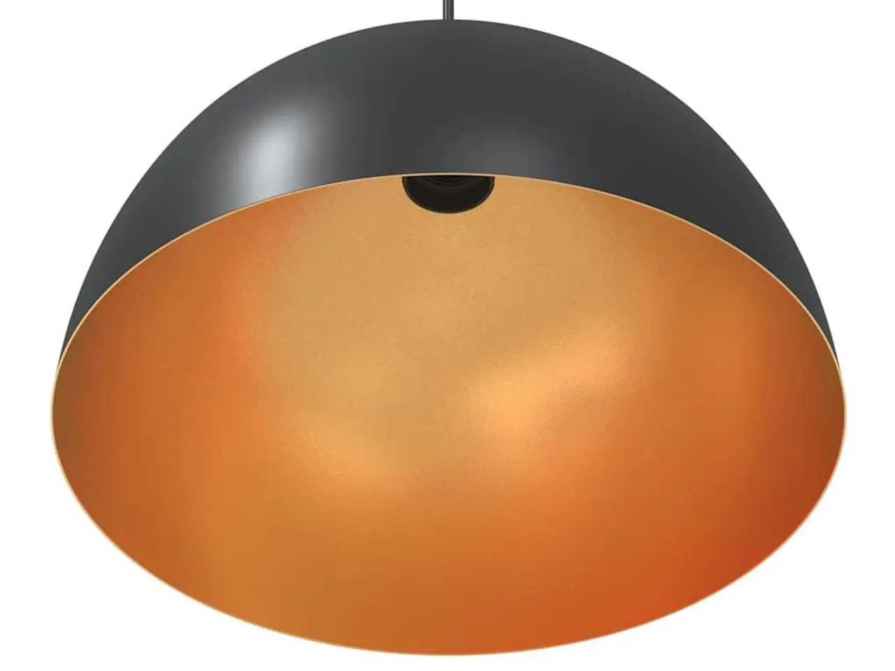 Billede 10 - Pendellamper 2 stk højdejusterbar E27 Ø 30 cm metal sort