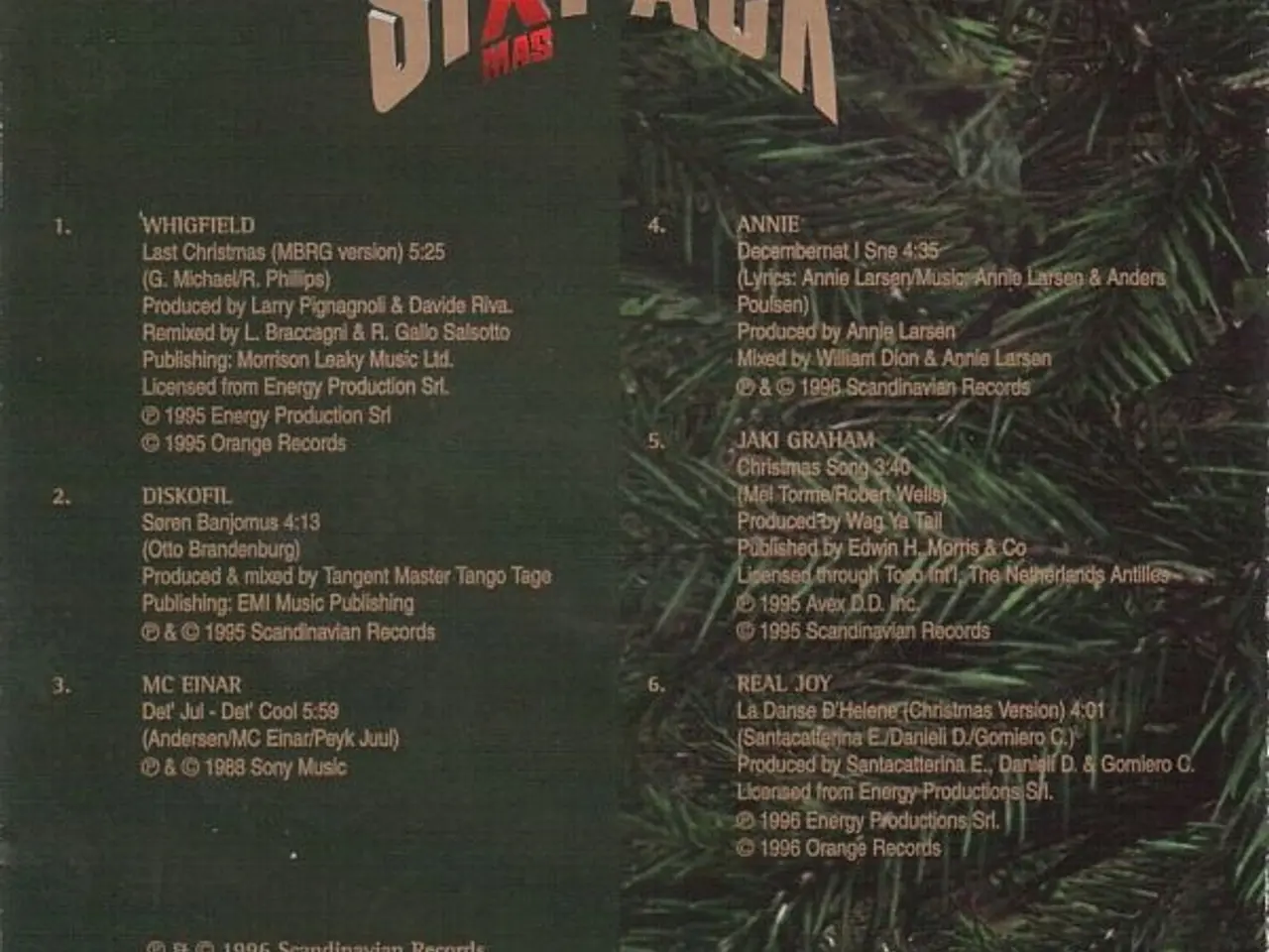 Billede 2 - Diverse kunstnere – Sixpack Xmas Vol. 2 – CD